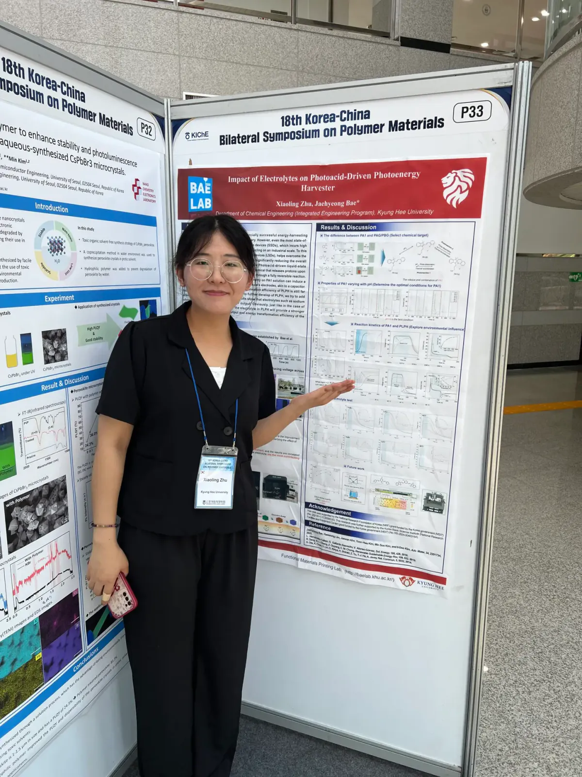 Xiaoling Zhu won the Best Poster Award